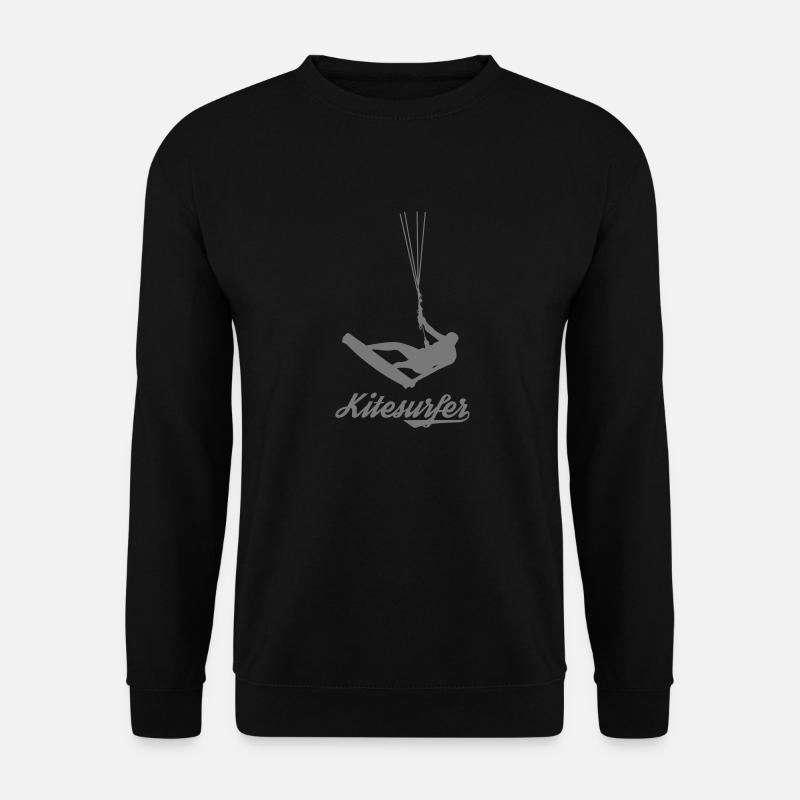 Kitesurfer - Unisex Pullover - Schwarz