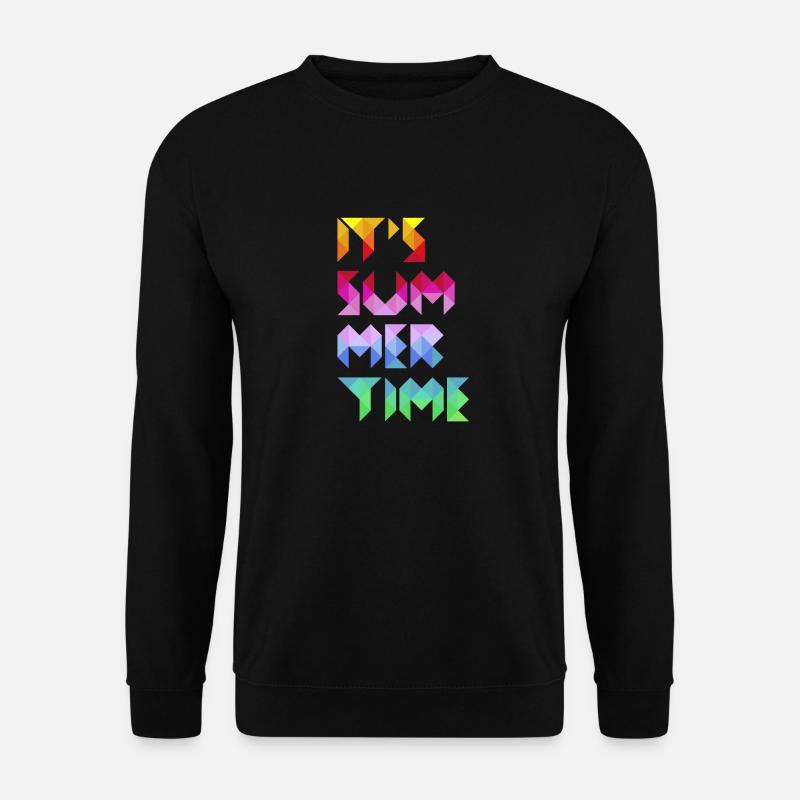 It's Summer Time - Unisex Pullover - Schwarz