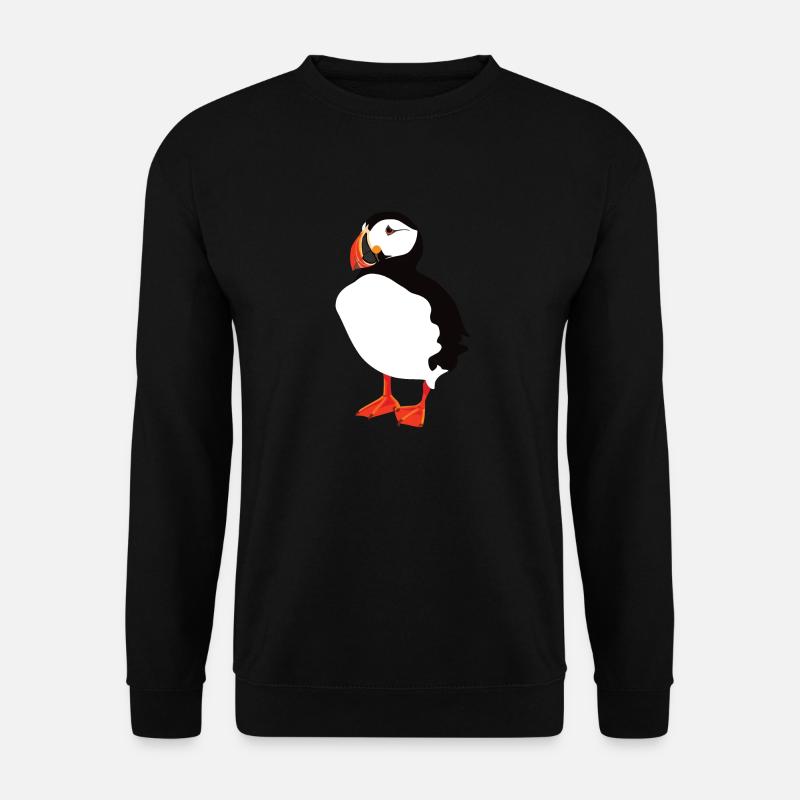 Puffin Solo - Unisex Pullover - Schwarz