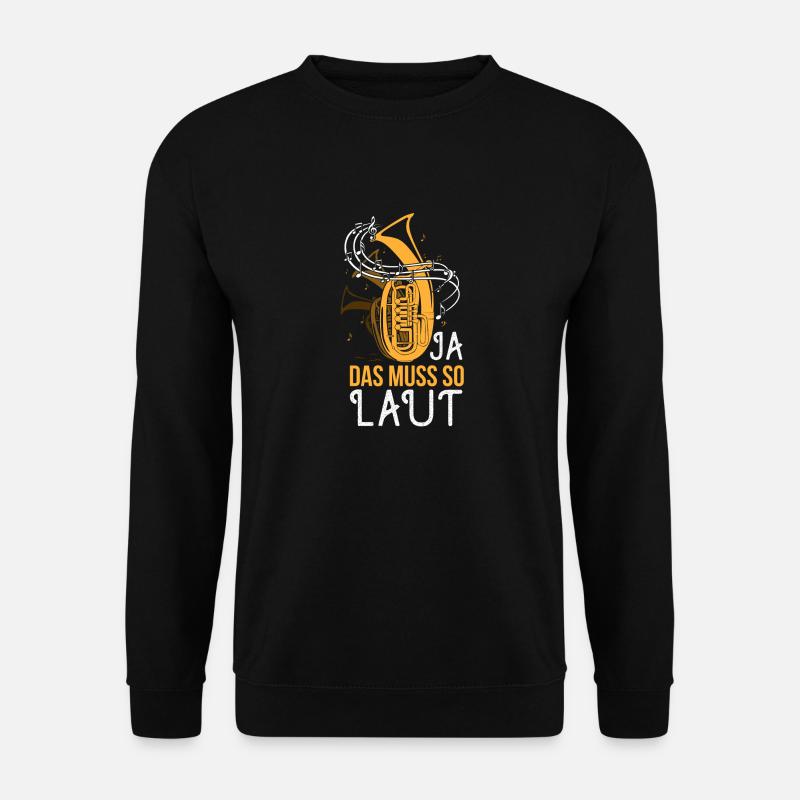 Bariton Musiker Blasmusiker Baritonist Blaskapelle - Unisex Pullover - Schwarz
