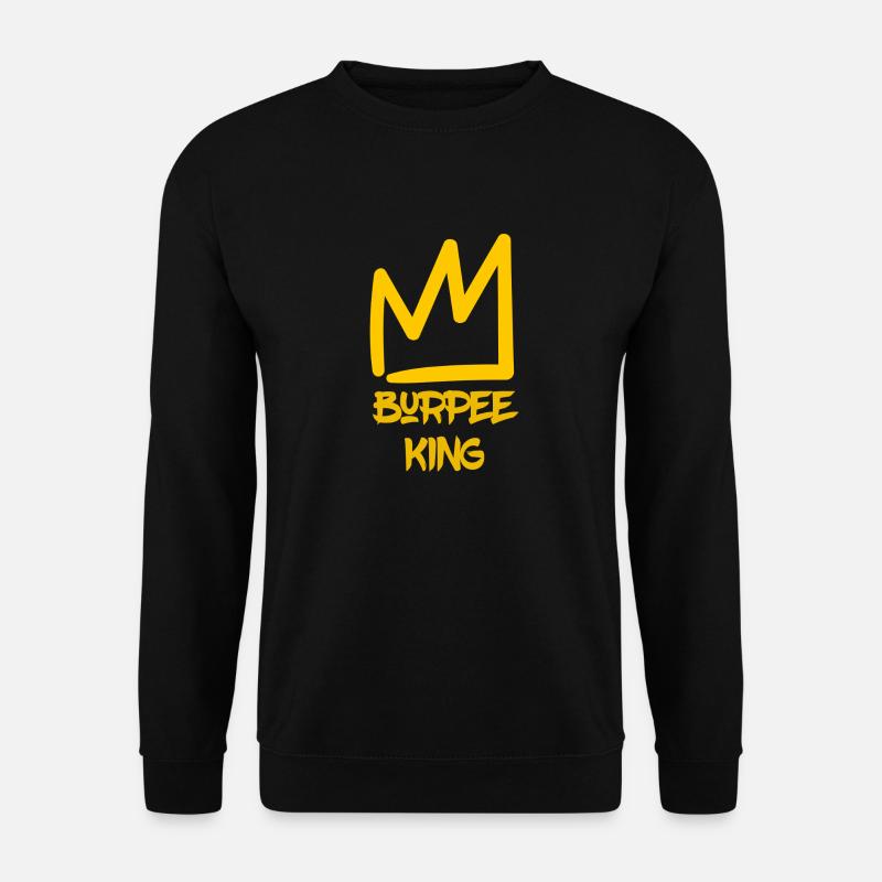 Burpee King - Unisex Pullover - Schwarz