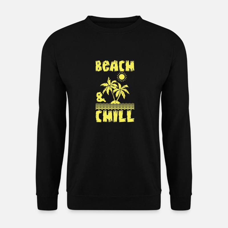 Beach & Rest - Unisex Sweatshirt - black