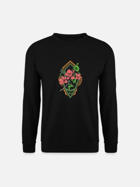 Persian dream flower - Unisex Sweatshirt - black