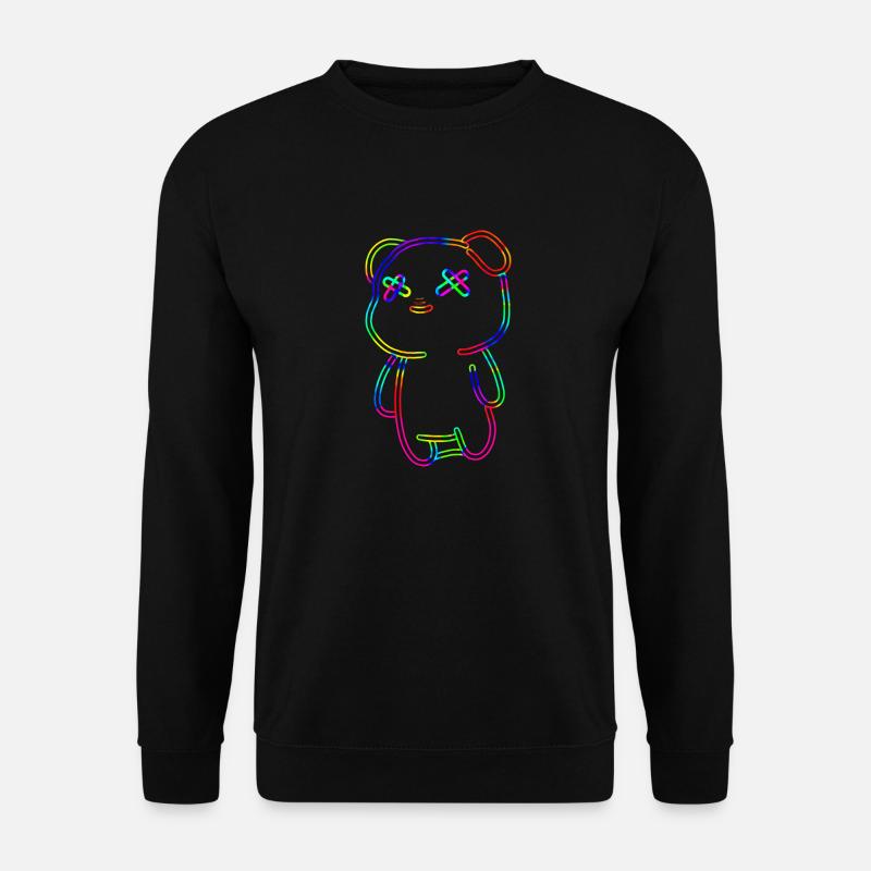 Techno Bear - Unisex Sweatshirt - black