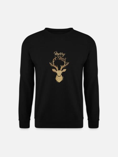 Merry X-Mas - Unisex Pullover - Schwarz