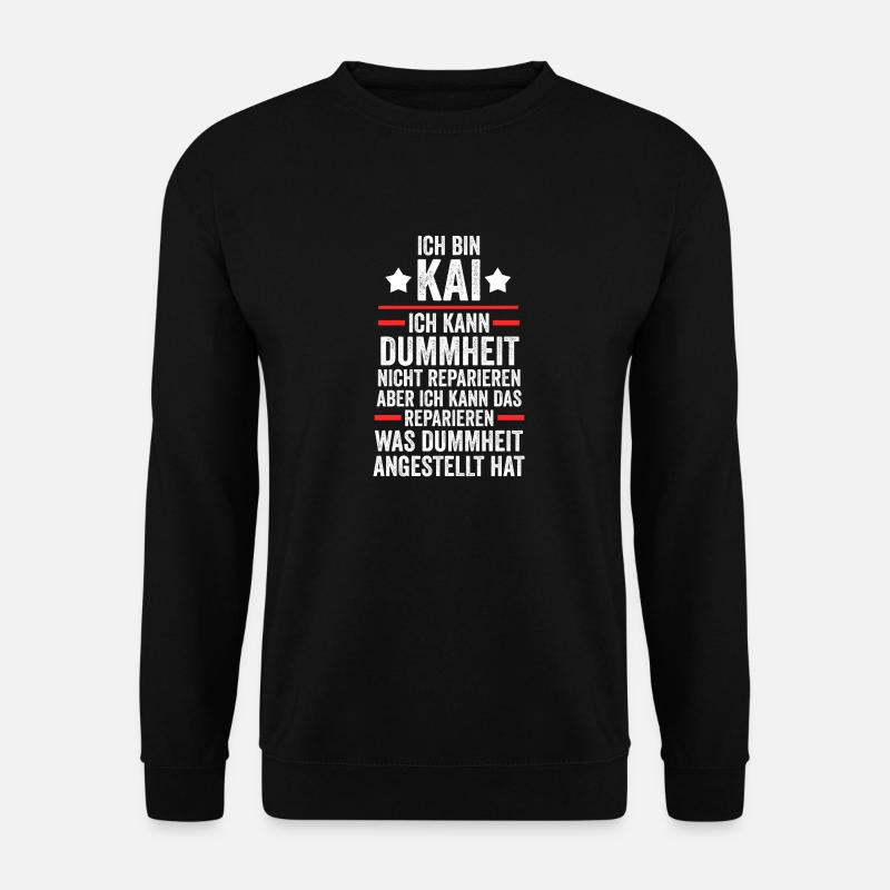 Kai - Unisex Pullover - Schwarz