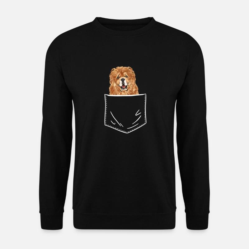 Chow Chow Chien - Sweat-shirt Unisexe - noir