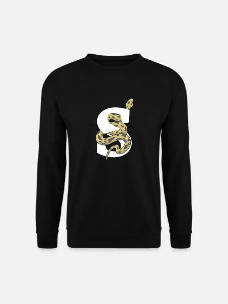 Snake letters - Unisex Sweatshirt - black