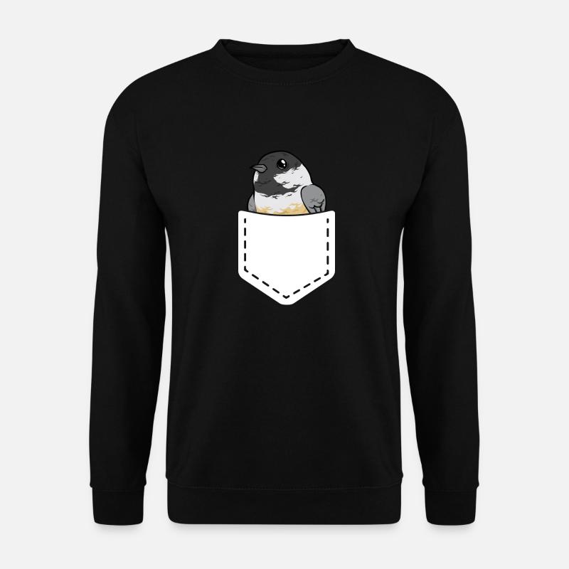 Observation des oiseaux mésanges - Sweat-shirt Unisexe - noir