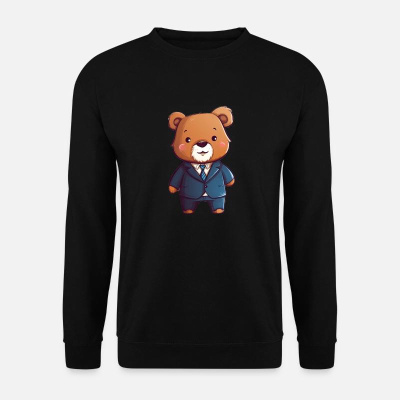 Executive Bear - Unisex Sweatshirt - black