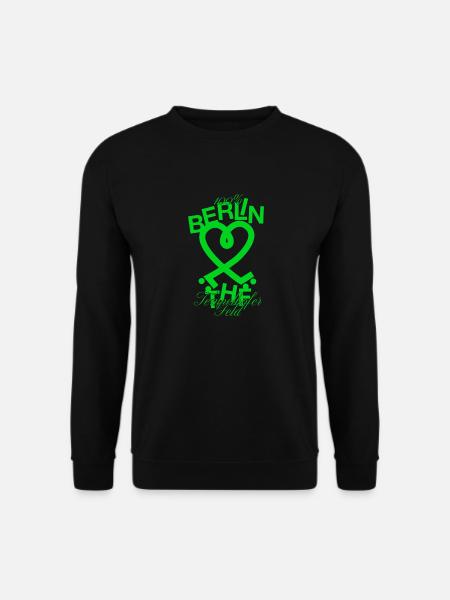Tempelhofer Feld skater - Unisex Pullover - Schwarz