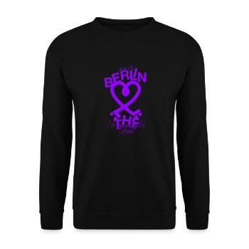 Tempelhofer Feld skate - Unisex Pullover - Schwarz - Vorne - Alina (178cm) & Michal (187cm)