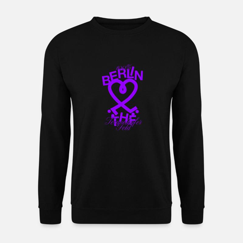 Tempelhofer Feld skate - Unisex Pullover - Schwarz