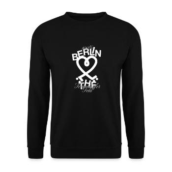 Tempelhofer Feld Skate - Unisex Pullover - Schwarz - Vorne - Alina (178cm) & Michal (187cm)