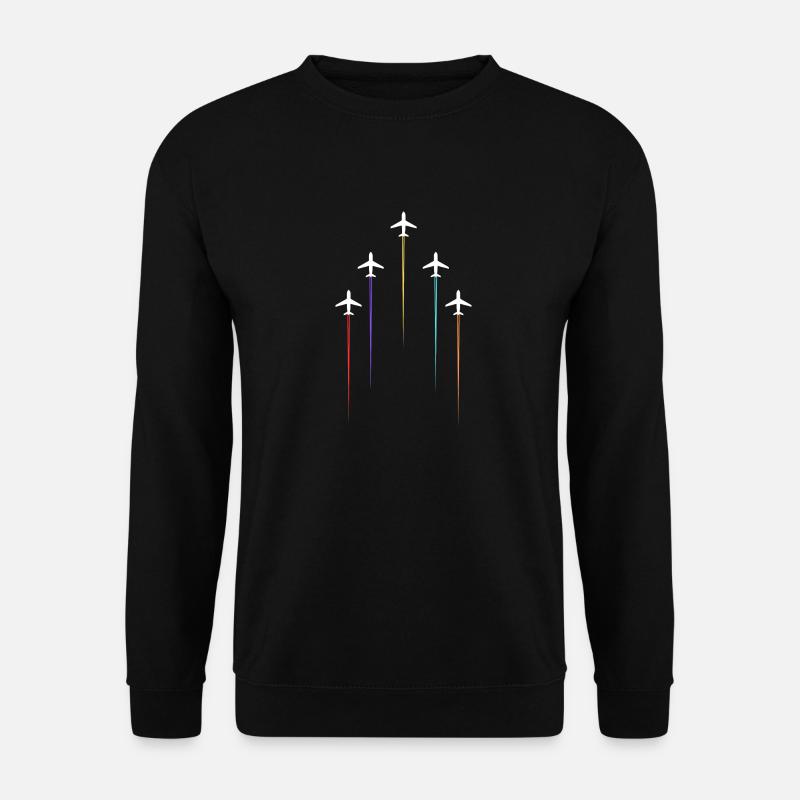 Colour overhead lines - Unisex Sweatshirt - black
