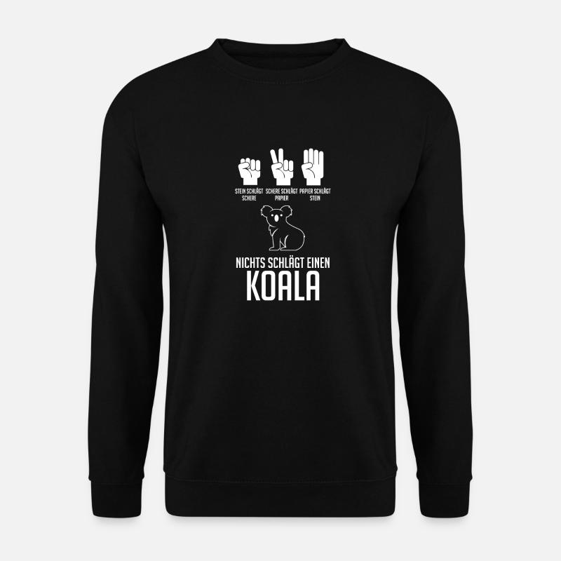Koalabär Koala - Unisex Pullover - Schwarz