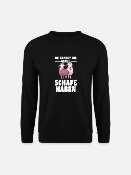 Schaf Schäfer Schäferei Bauer Landwirt Bauernhof S - Unisex Pullover - Schwarz