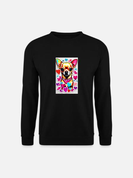 Chihuahua - Unisex Pullover - Schwarz