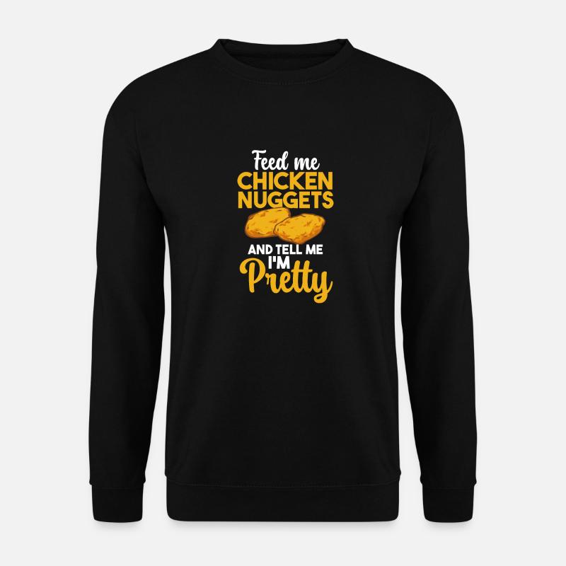Chicken Nugget Lover Chicken Nuggets - Unisex Sweatshirt - black