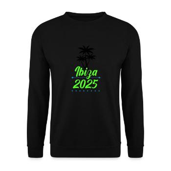 Ibiza 2025 - Unisex Sweatshirt - black - Front - Alina (178cm) & Michal (187cm)