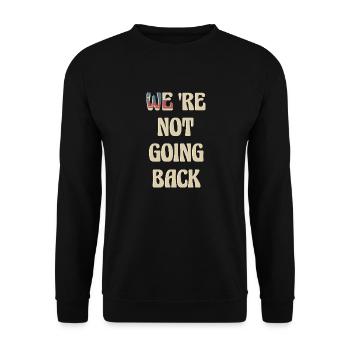 Kamala Walz - Unisex Pullover - Schwarz - Vorne - Alina (178cm) & Michal (187cm)