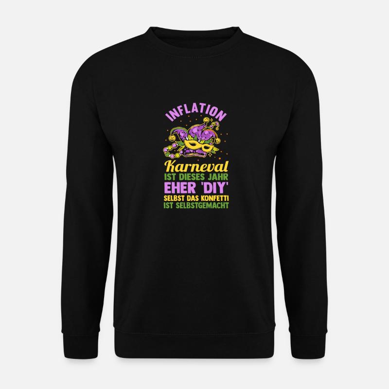 Costume de carnaval Carnaval - Sweat-shirt Unisexe - noir