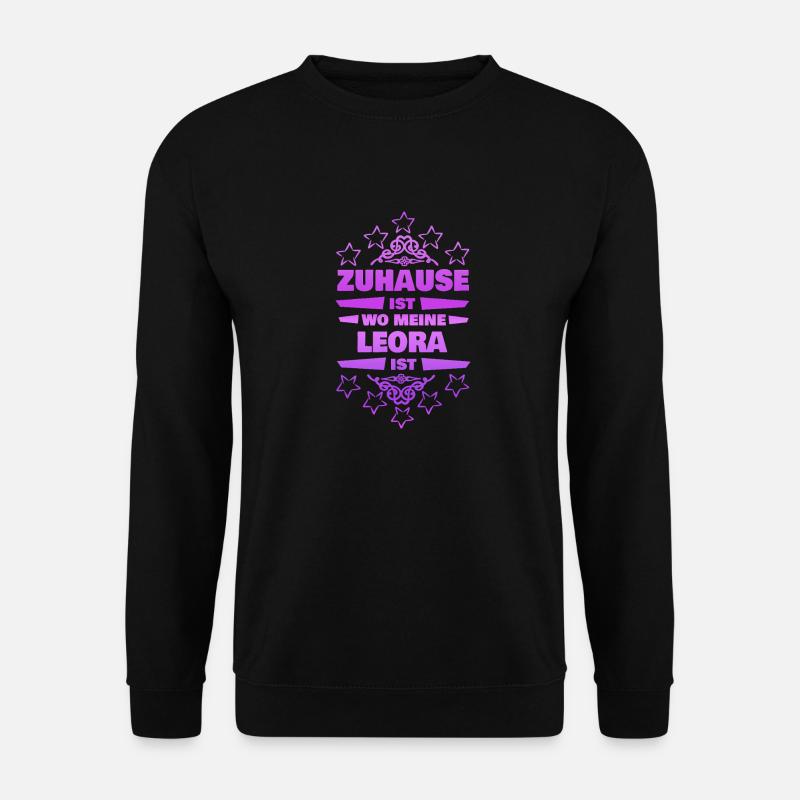 Freundin Leora - Unisex Pullover - Schwarz