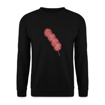 Margalefodinium polykrikoides - Unisex Sweatshirt - black - Front - Alina (178cm) & Michal (187cm)
