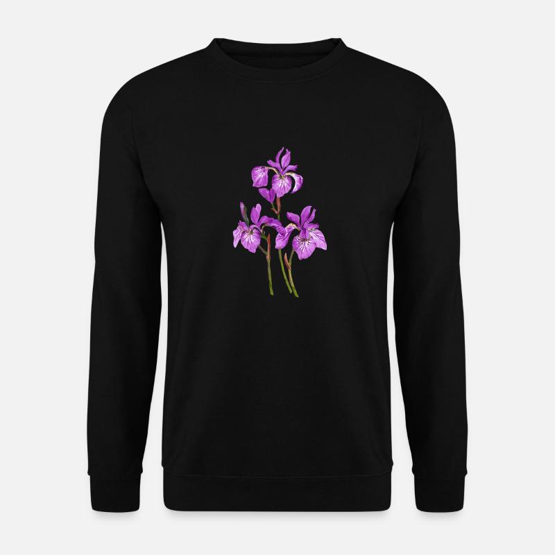 Blumen - Unisex Pullover - Schwarz