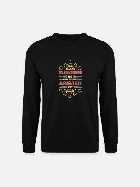 Arisar as a life partner - Unisex Sweatshirt - black