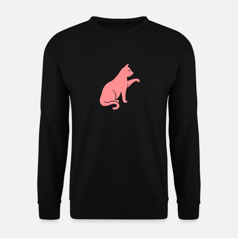 Katze - Unisex Pullover - Schwarz