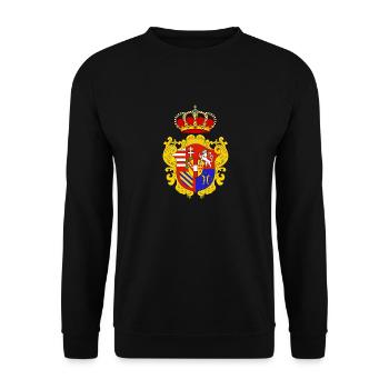 Stemma Granducato Toscana - Unisex Sweatshirt - black - Front - Alina (178cm) & Michal (187cm)