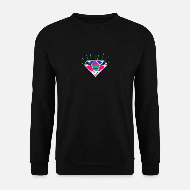 Vintage Diamant - Sweat-shirt Unisexe - noir