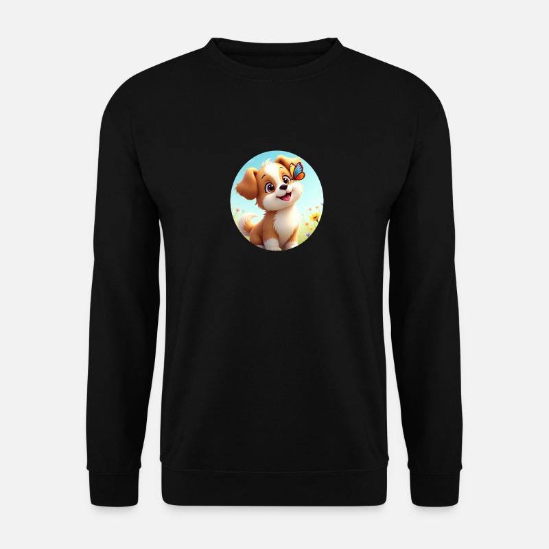 Hündchen, Hundi - Unisex Pullover - Schwarz
