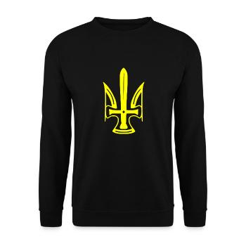 Ukraine - Unisex Sweatshirt - black - Front - Alina (178cm) & Michal (187cm)