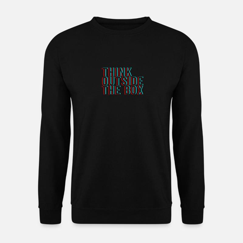 Think outside the box - Unisex Sweatshirt - black