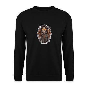 Dracula - Unisex Sweatshirt - black - Front - Alina (178cm) & Michal (187cm)