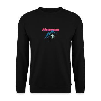 Pistensau - Unisex Pullover - Schwarz - Vorne - Alina (178cm) & Michal (187cm)