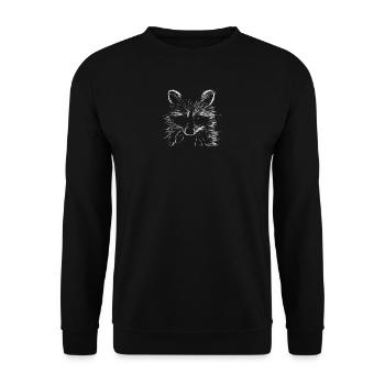 dormilón racoon - Unisex Pullover - Schwarz - Vorne - Alina (178cm) & Michal (187cm)