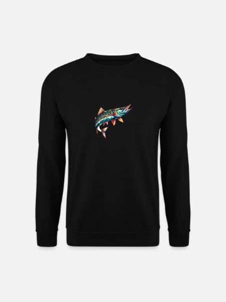 Hecht - Unisex Pullover - Schwarz