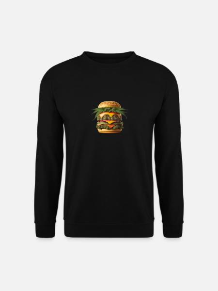 Stoner Burger - Unisex Sweatshirt - black
