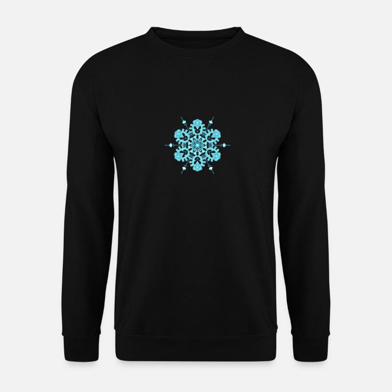 snowflake - Unisex Sweatshirt - black