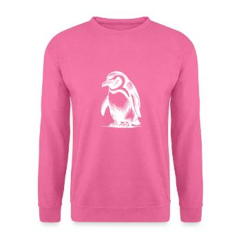 Cunning Clever Kids Pingouin Style de tatouage - Sweat-shirt Unisexe - rose - Devant