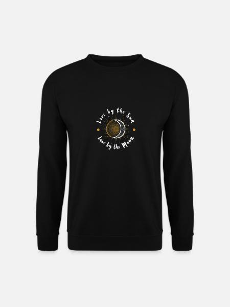Live By The Sun Love By The Moon - Unisex Pullover - Schwarz