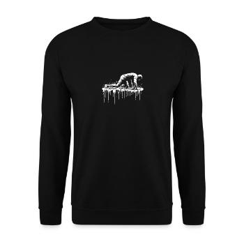 Ramper dans la boue - Sweat-shirt Unisexe - noir - Devant - Alina (178cm) & Michal (187cm)