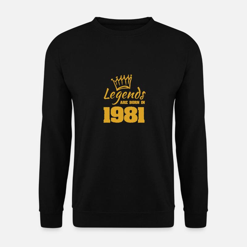 1981 - Unisex Pullover - Schwarz