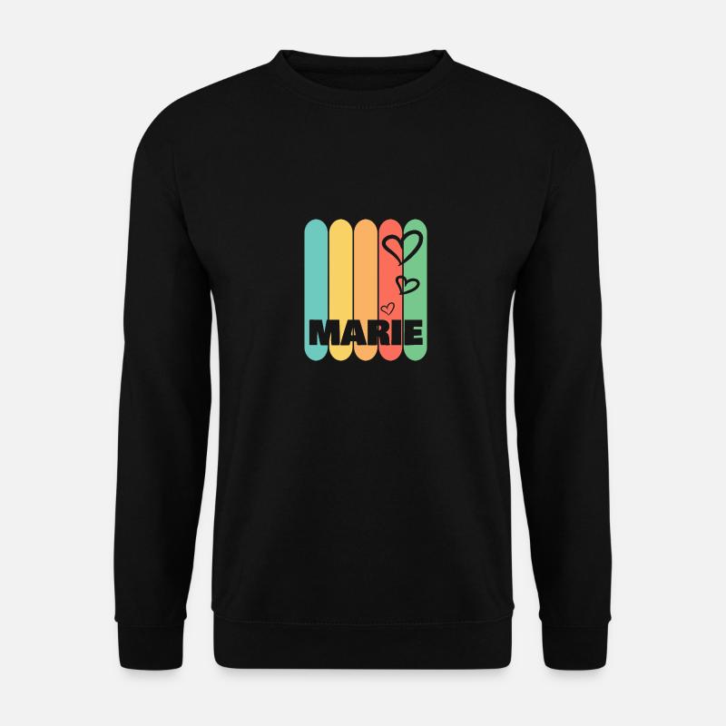 Herzen Marie - Unisex Pullover - Schwarz