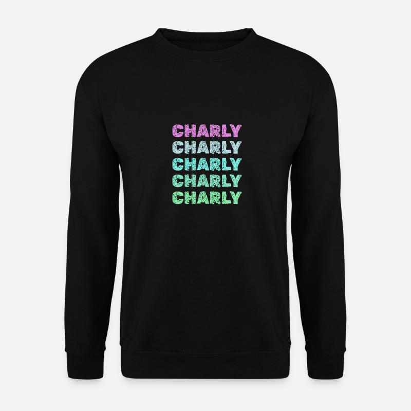 First name Charly - Unisex Sweatshirt - black