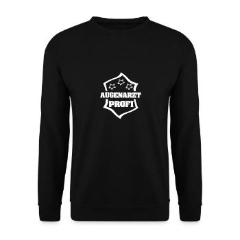 Occupation Ophthalmologist - Unisex Sweatshirt - black - Front - Alina (178cm) & Michal (187cm)