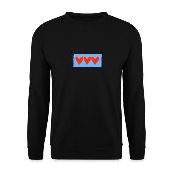 PAAR. ICH HABE GERADE GEHEIRATET. Junggesellinnenabschied. VALENTINSTAG. MARIES - Unisex Pullover - Schwarz - Vorne - Alina (178cm) & Michal (187cm)